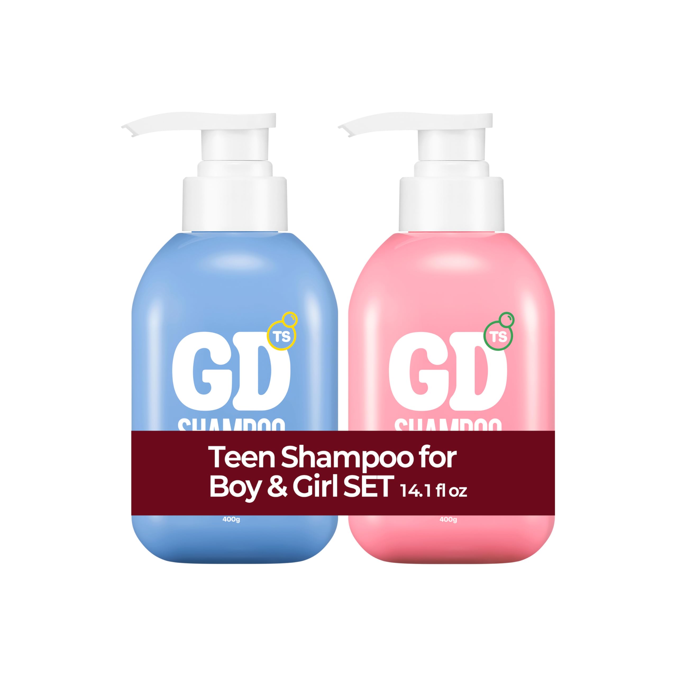 TS GD Teen Shampoo Set for Girls 400 ml & Boys 400 ml Set