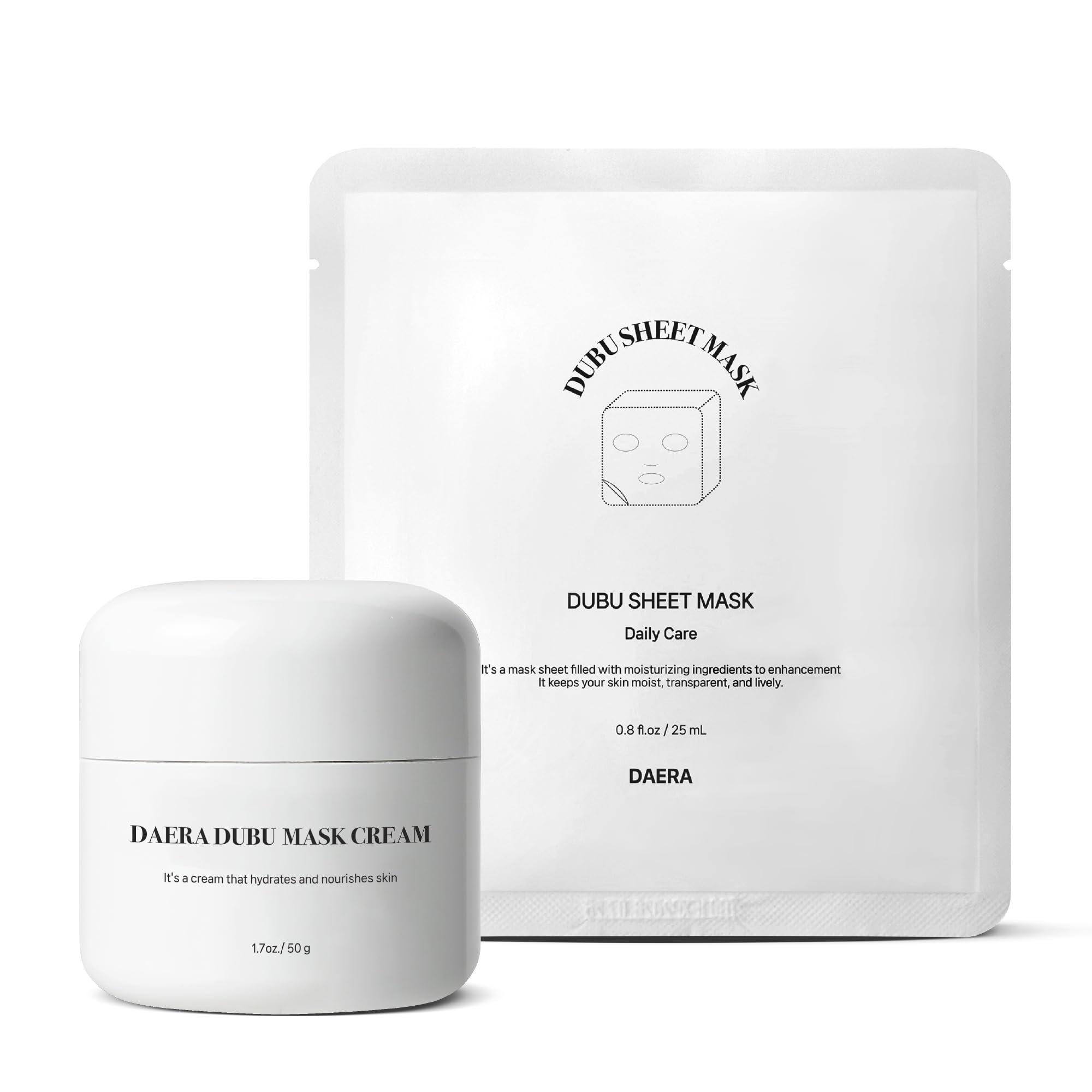 DUBU Cream Glass Skin Care Set